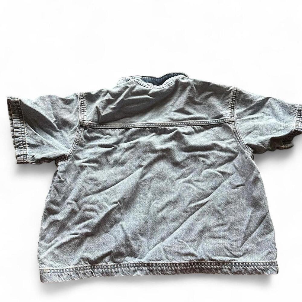 Universal Thread Denim Button Down Crop Shirt Siz… - image 5